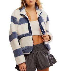 FP Movement Rocky Ridge Stripe Printed Color Rugby Stripes Combo Ivory